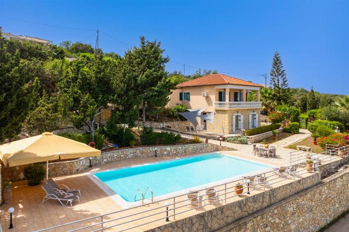 Beautiful villa with private pool and terrace with panoramic sea views . - Dolphin House . (Photo Gallery) }}