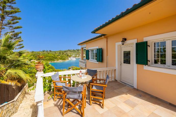 Upper terrace area with sea views . - Dolphin House . (Photo Gallery) }}