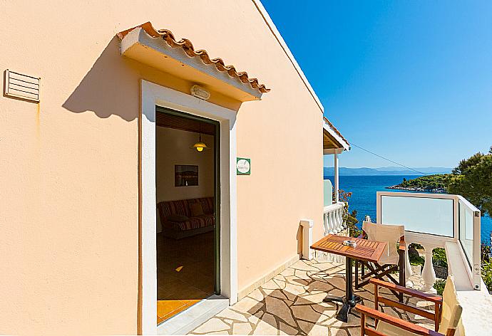 Terrace area with sea views . - Dolphin Villa 1 . (Photo Gallery) }}