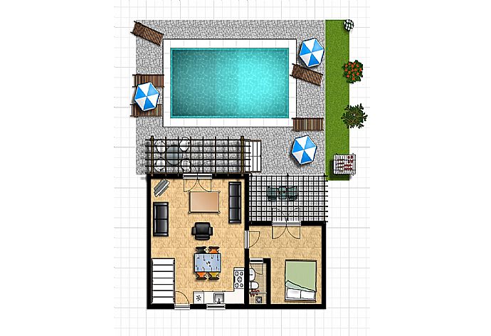 Floor Plan: Ground Floor . - Villa Valio . (Photo Gallery) }}