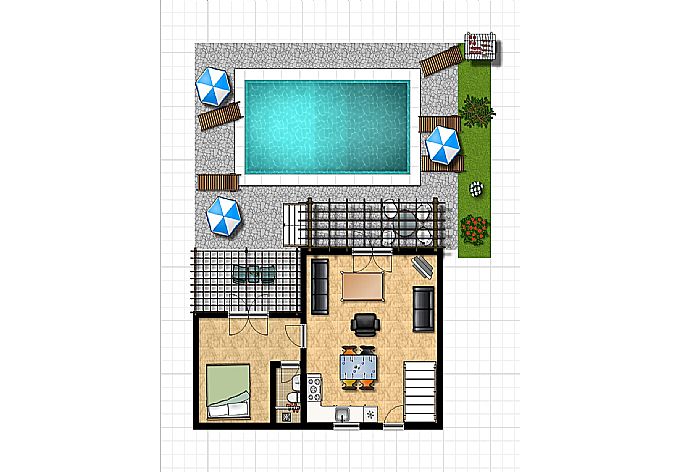 Floor Plan: Ground Floor . - Villa Vera . (Galería de imágenes) }}