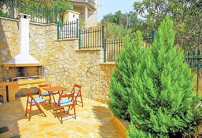 Terrace area with BBQ . - Villa Magda . (Photo Gallery) }}
