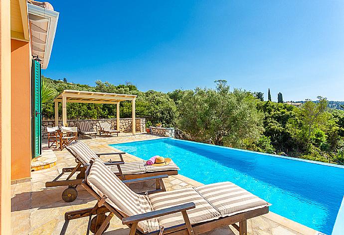 Private infinity pool and terrace  . - Villa Belvedere Rosa . (Photo Gallery) }}