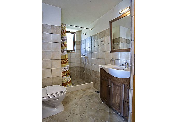 Bathroom with shower . - Villa Gallini . (Photo Gallery) }}