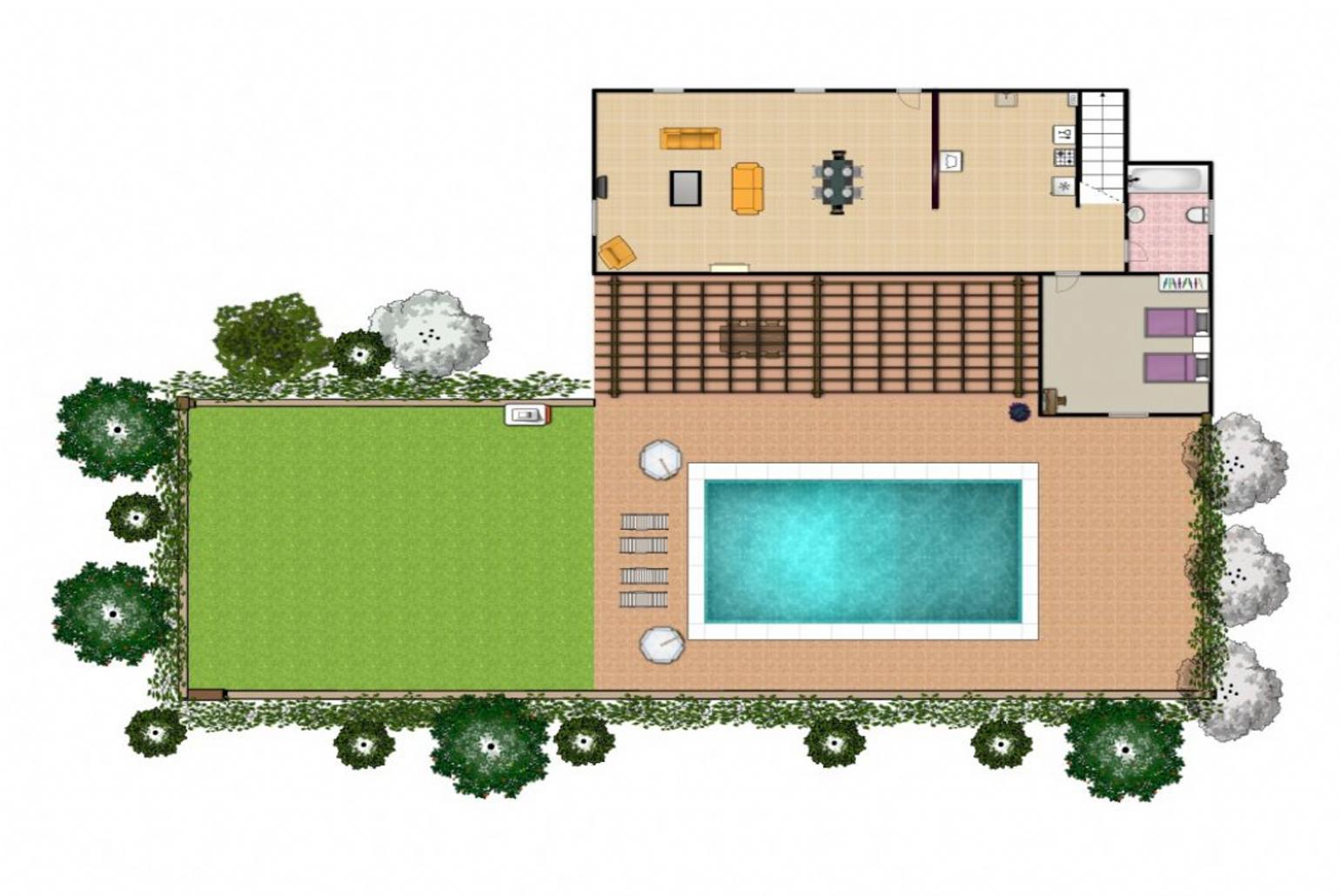 Floorplan of ground level