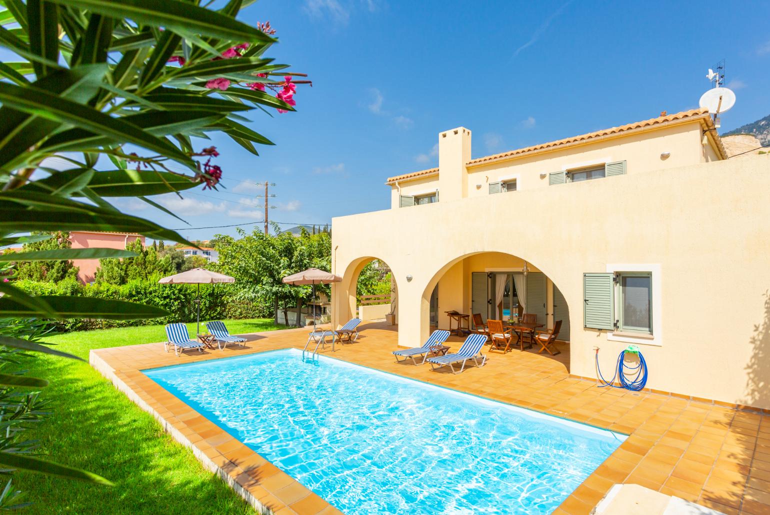 Beautiful villa with private pool, terrace, and garden