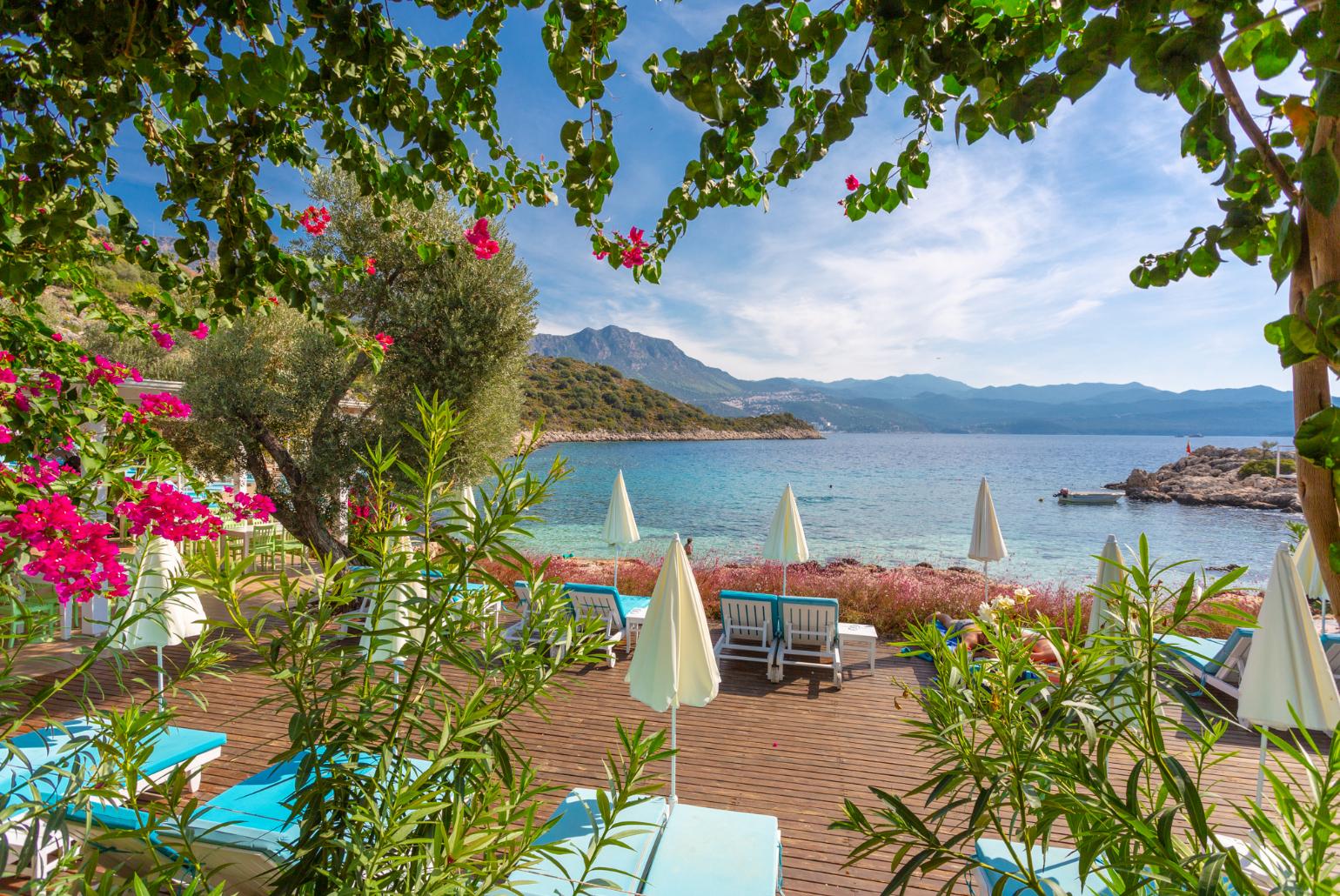 Local beach on Kas peninsula