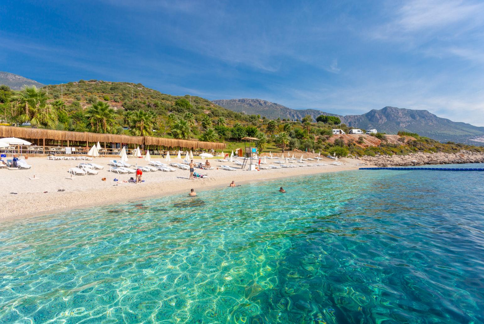 Local beach on Kas peninsula