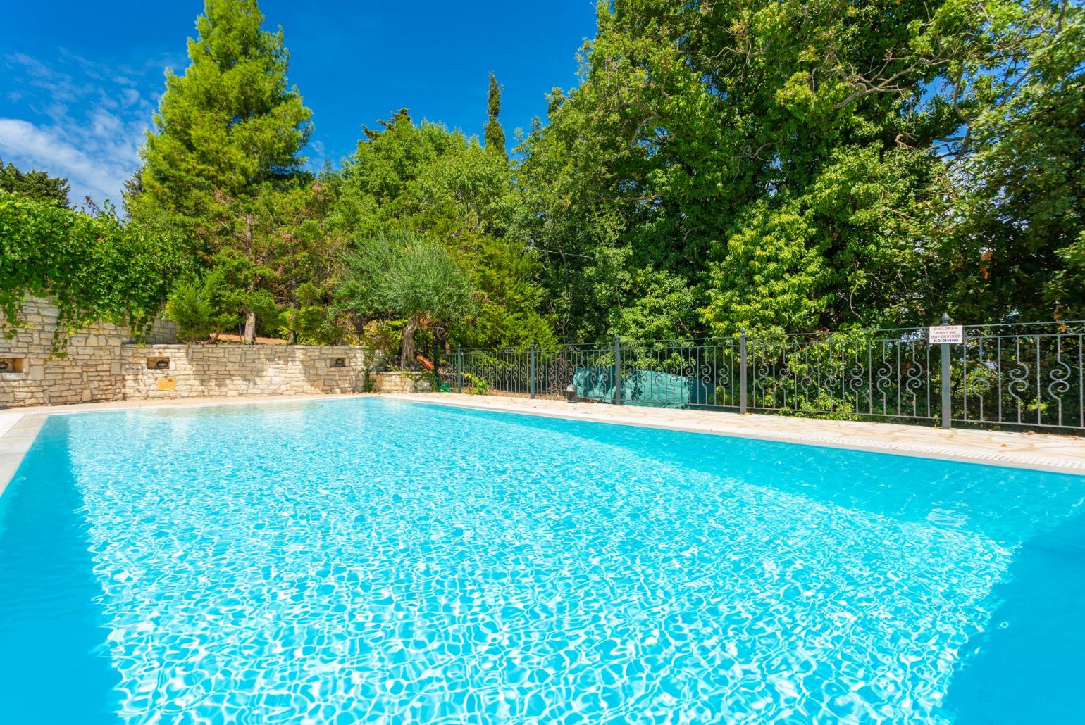 Private pool and terrace