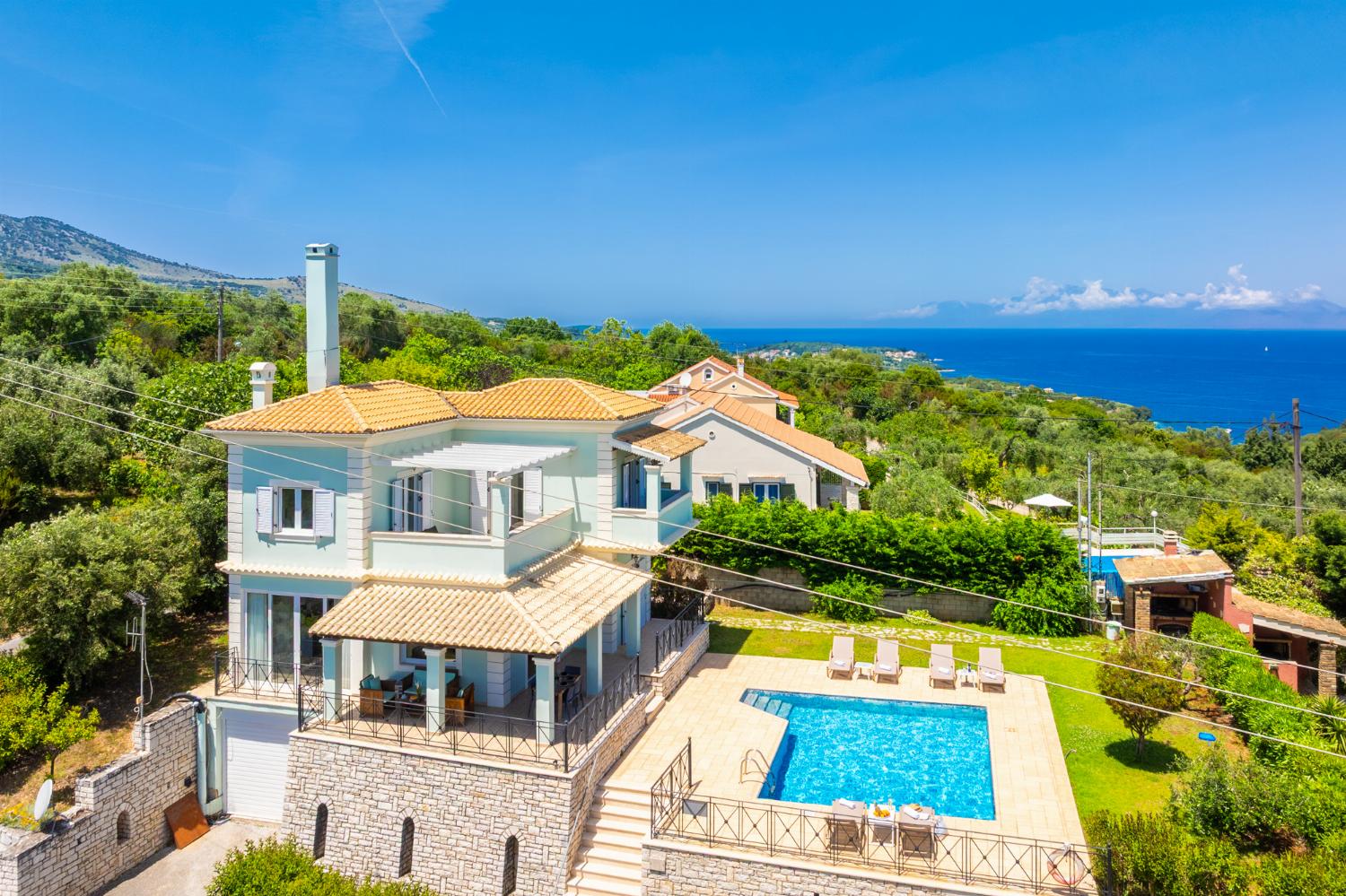 Beautiful villa with private pool and terrace with sea views