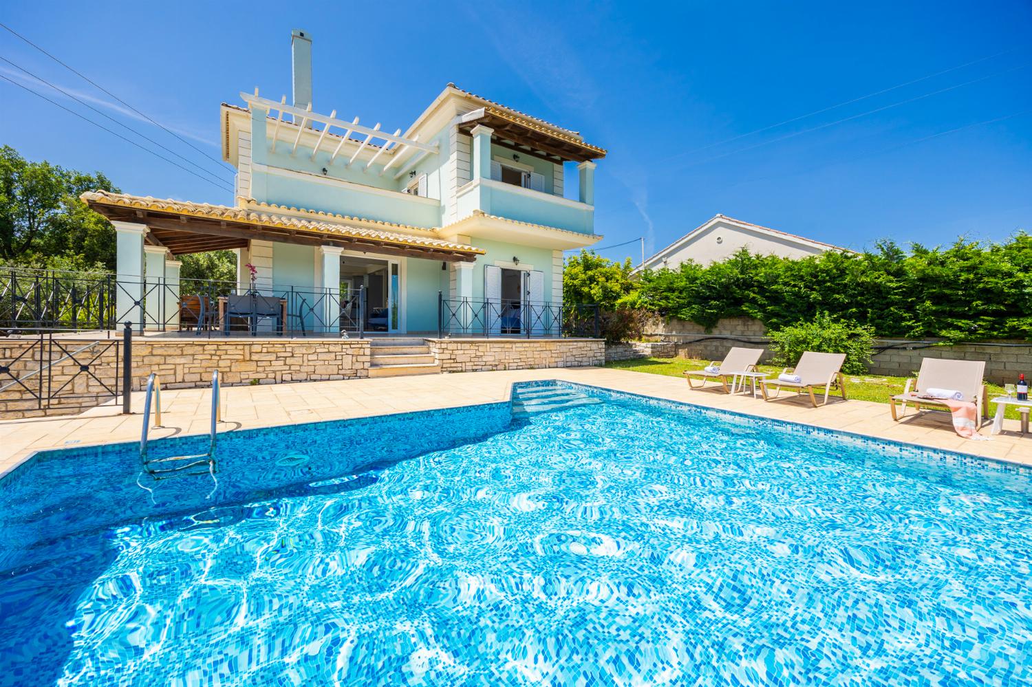 Beautiful villa with private pool and terrace with sea views