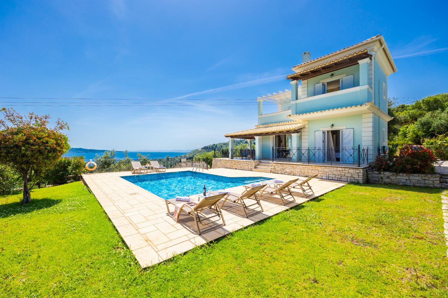 Beautiful villa with private pool and terrace with sea views