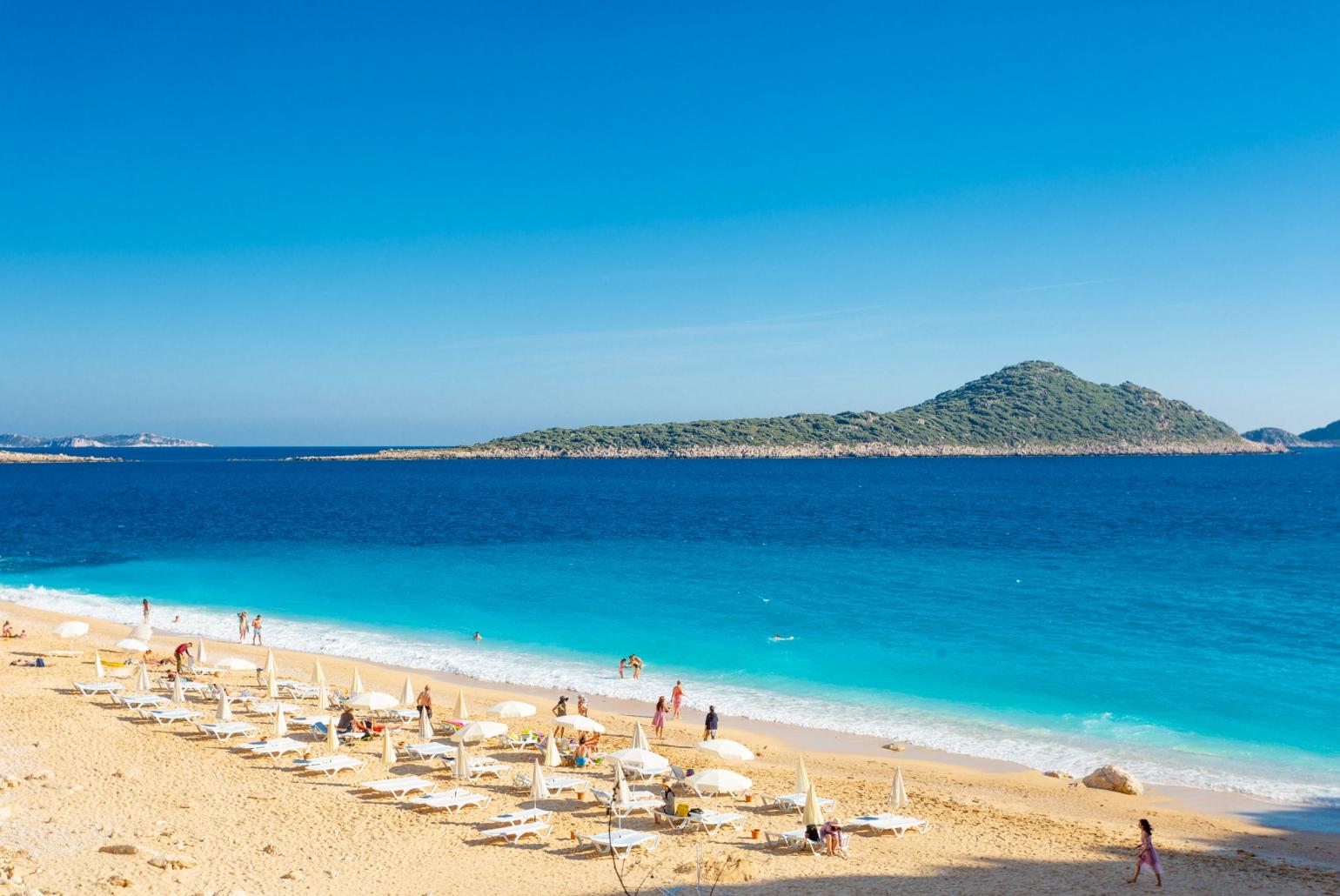 Kaputas Beach - on the finest beaches in Turkey, and only a short drive from Villa Arykanoos