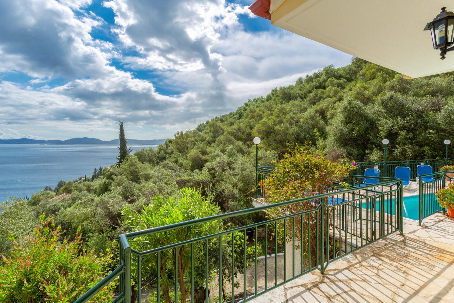 Beautiful villa with private pool and terrace with panoramic sea views