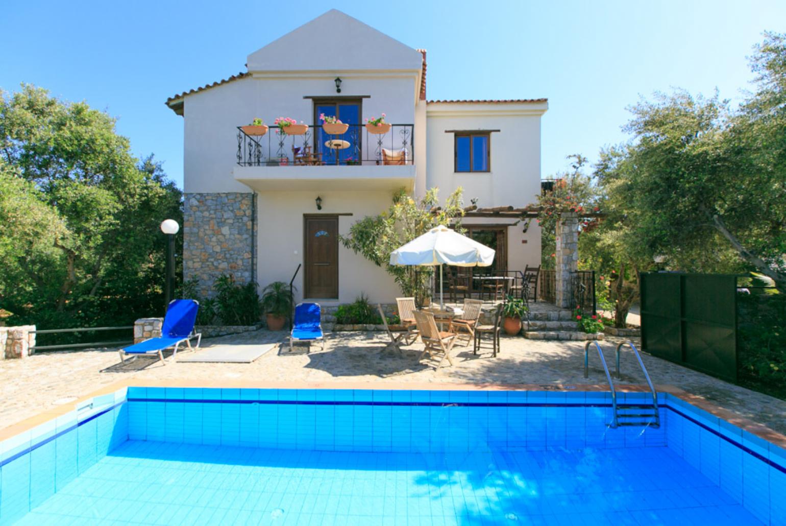 Private pool with terrace