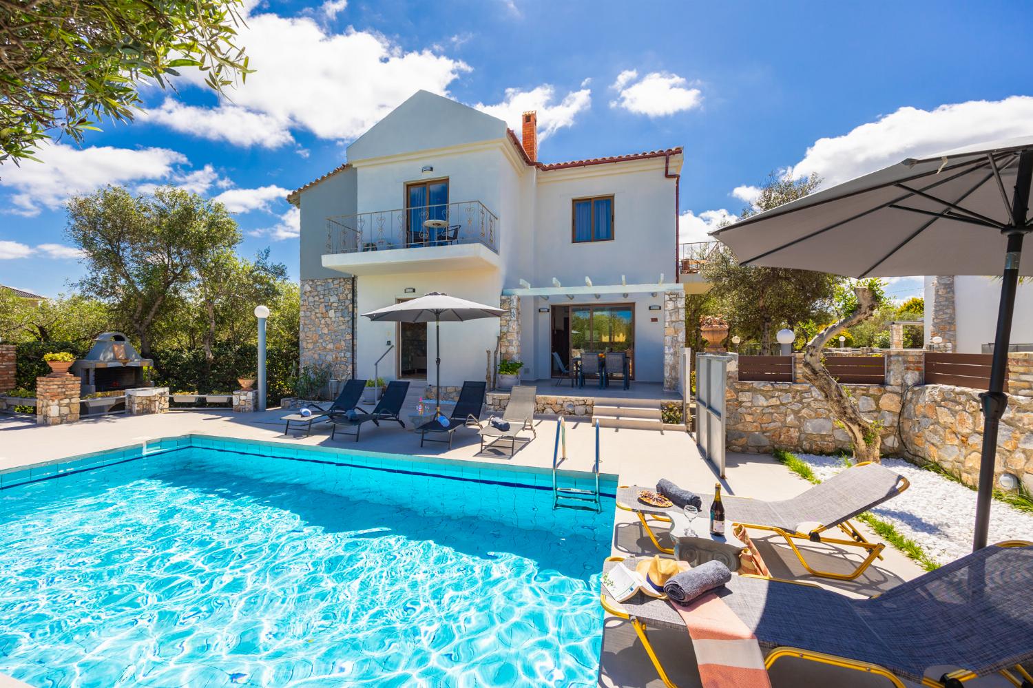 ,Beautiful villa with private pool and terrace