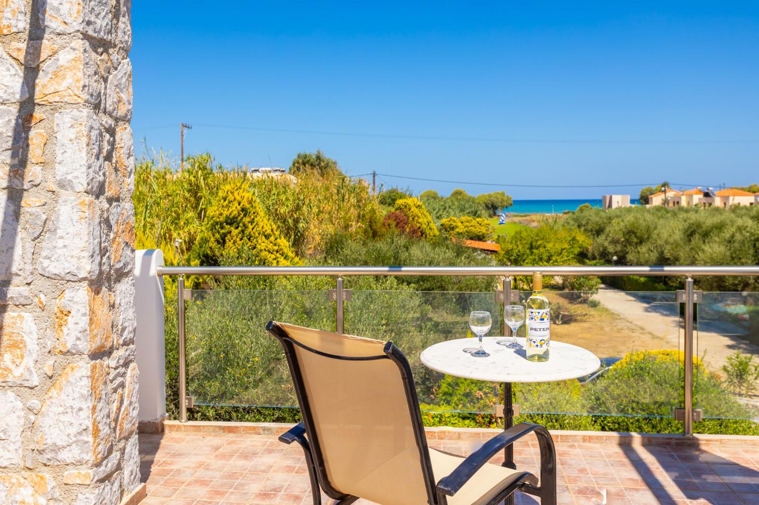 Terrace area with sea views