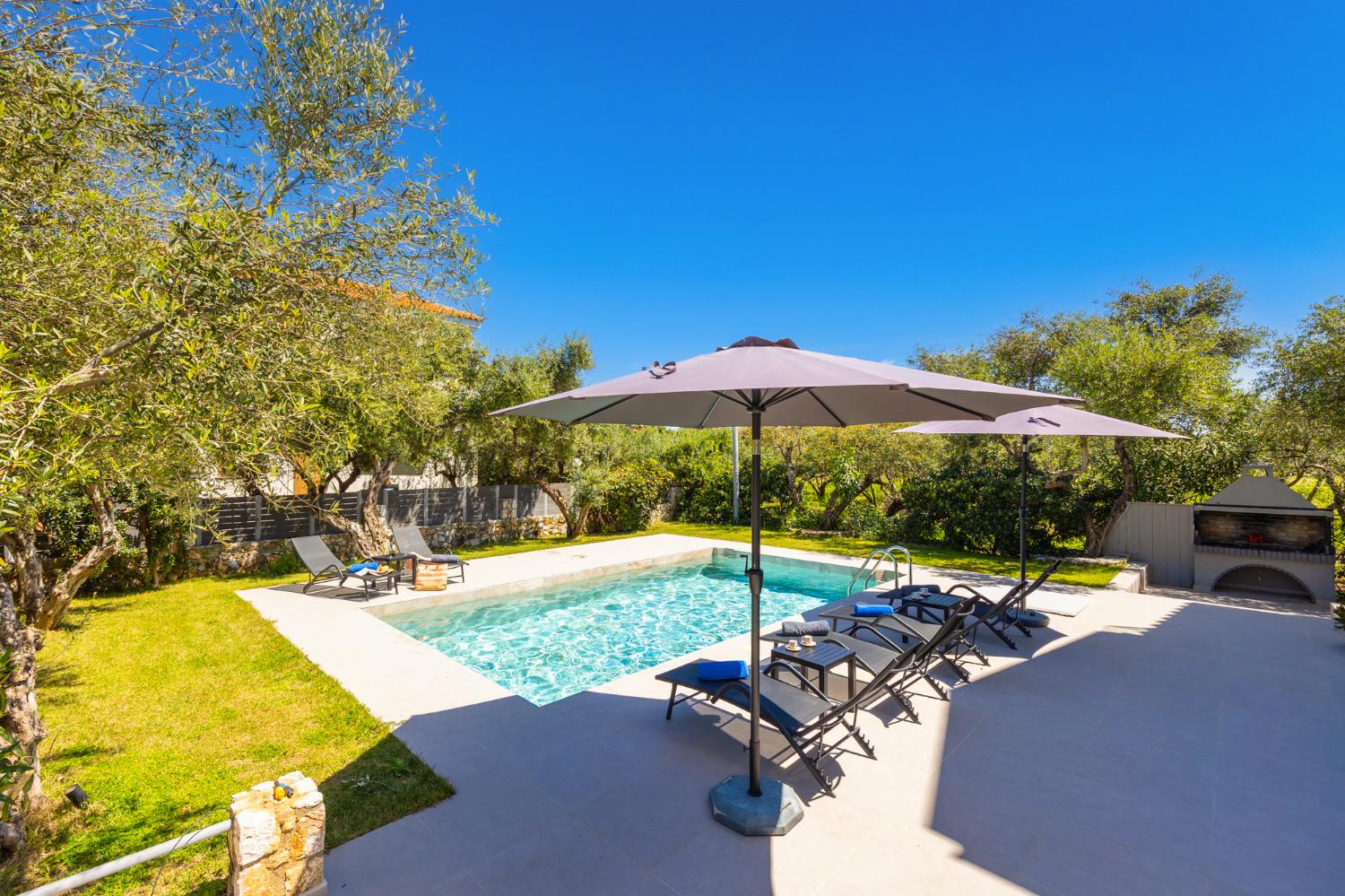 Private pool and terrace