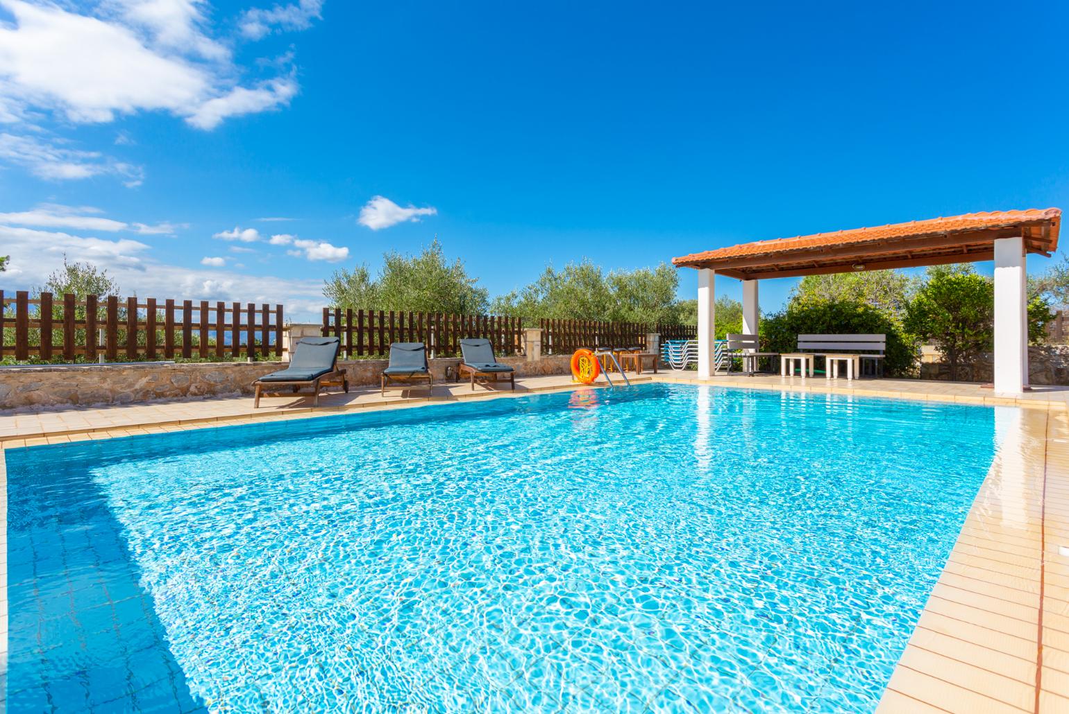 Private pool and terrace