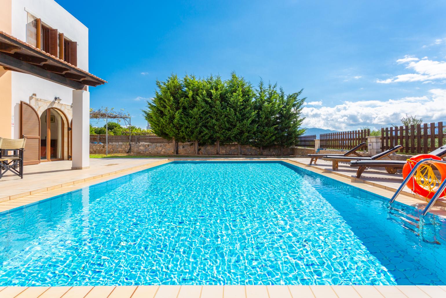 Private pool and terrace