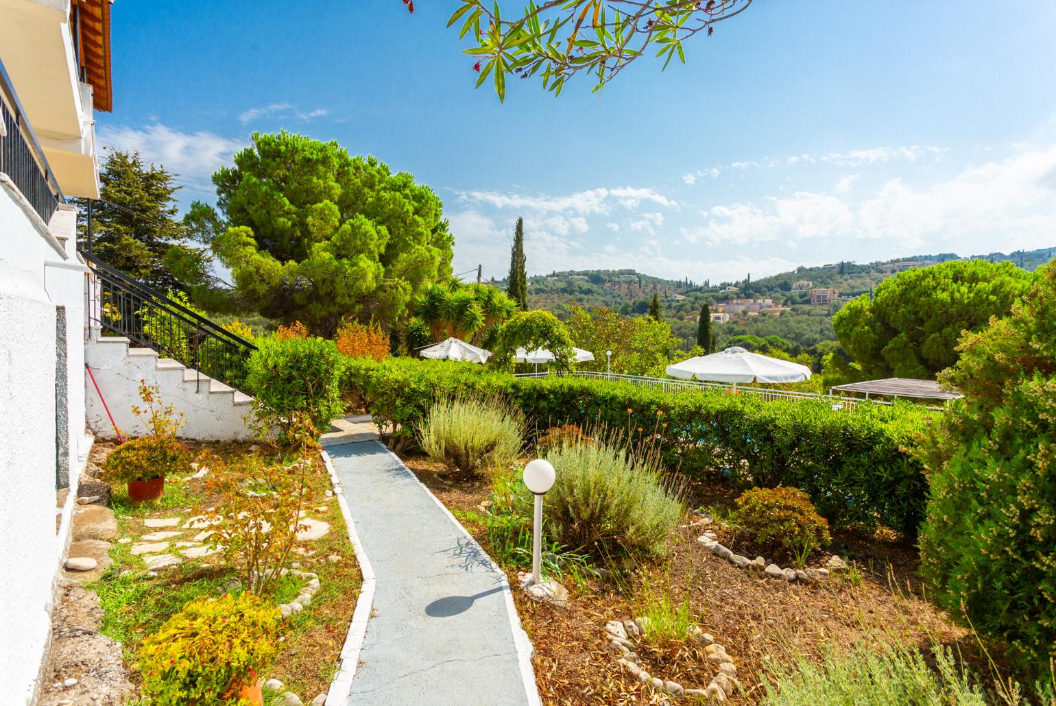 Garden area