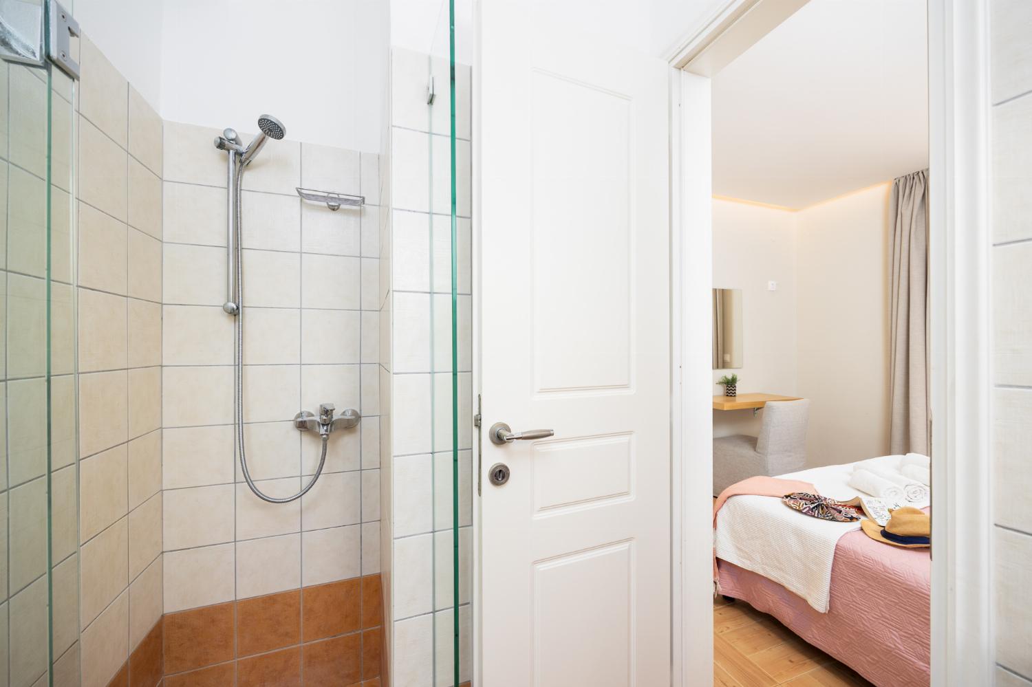 En suite bathroom with shower