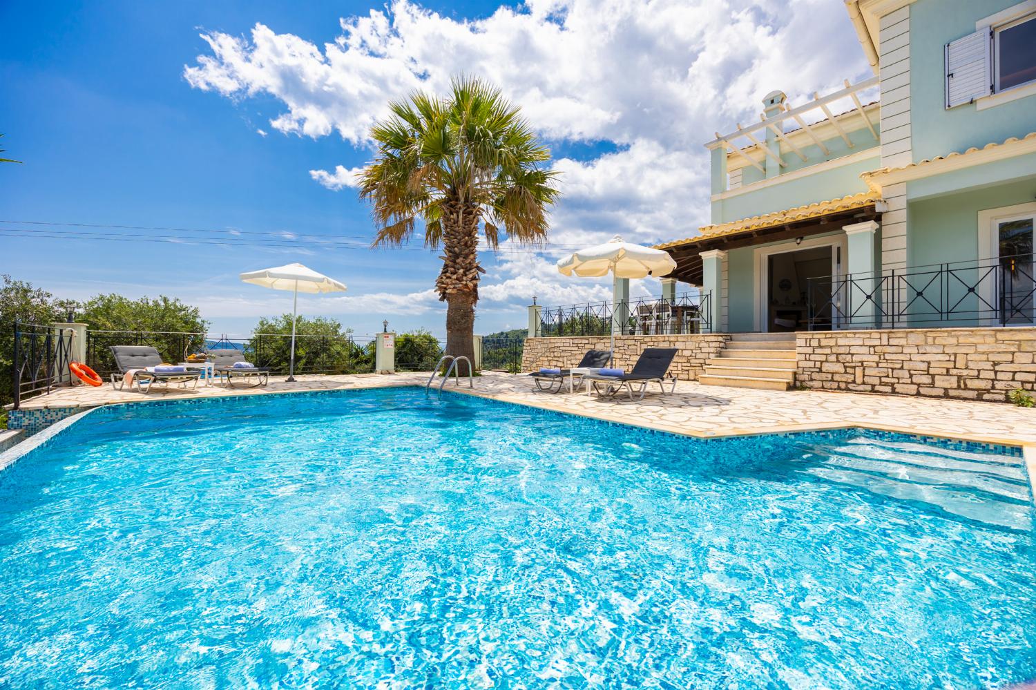 Beautiful villa with private pool and terrace with sea views