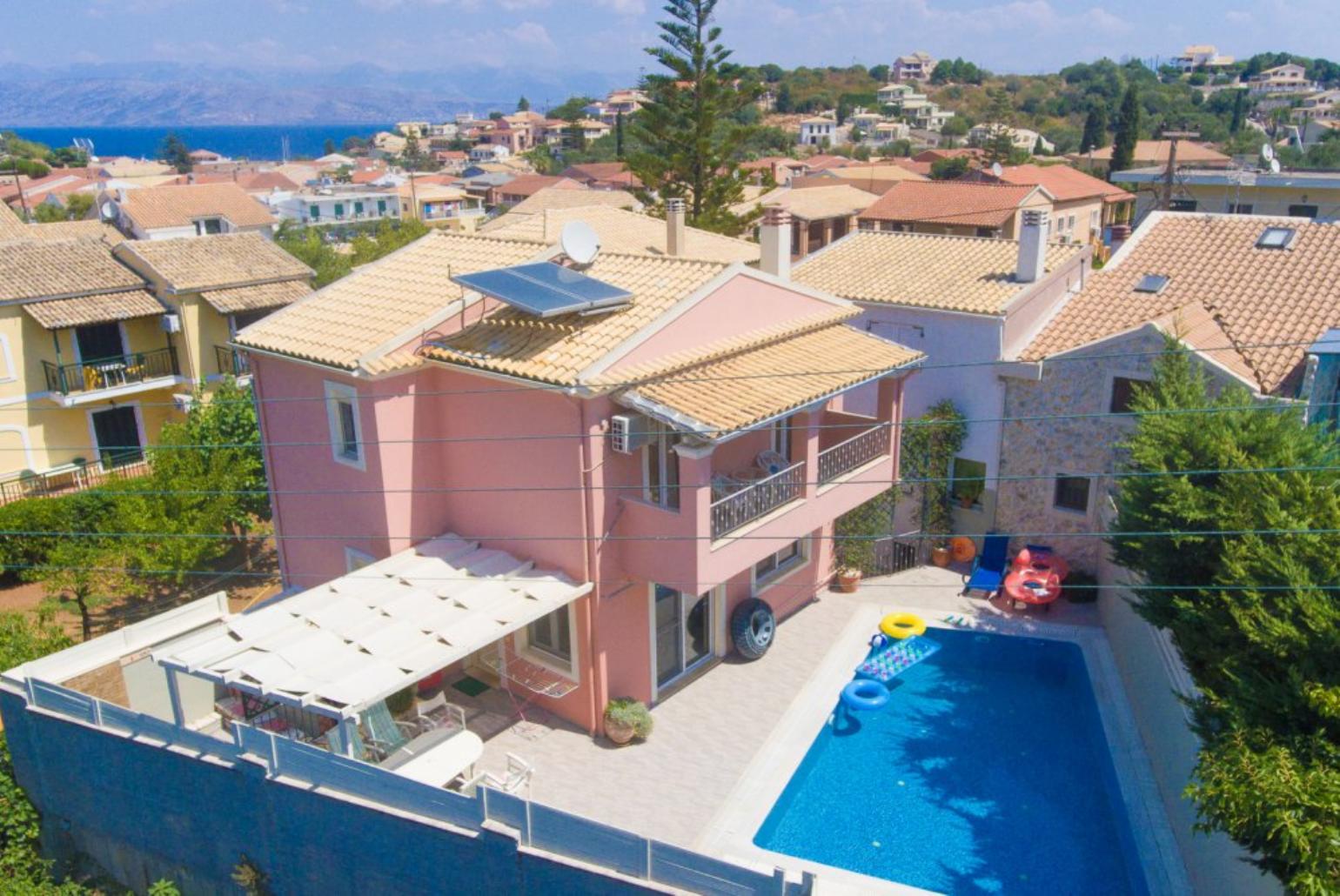 Overview of the villa