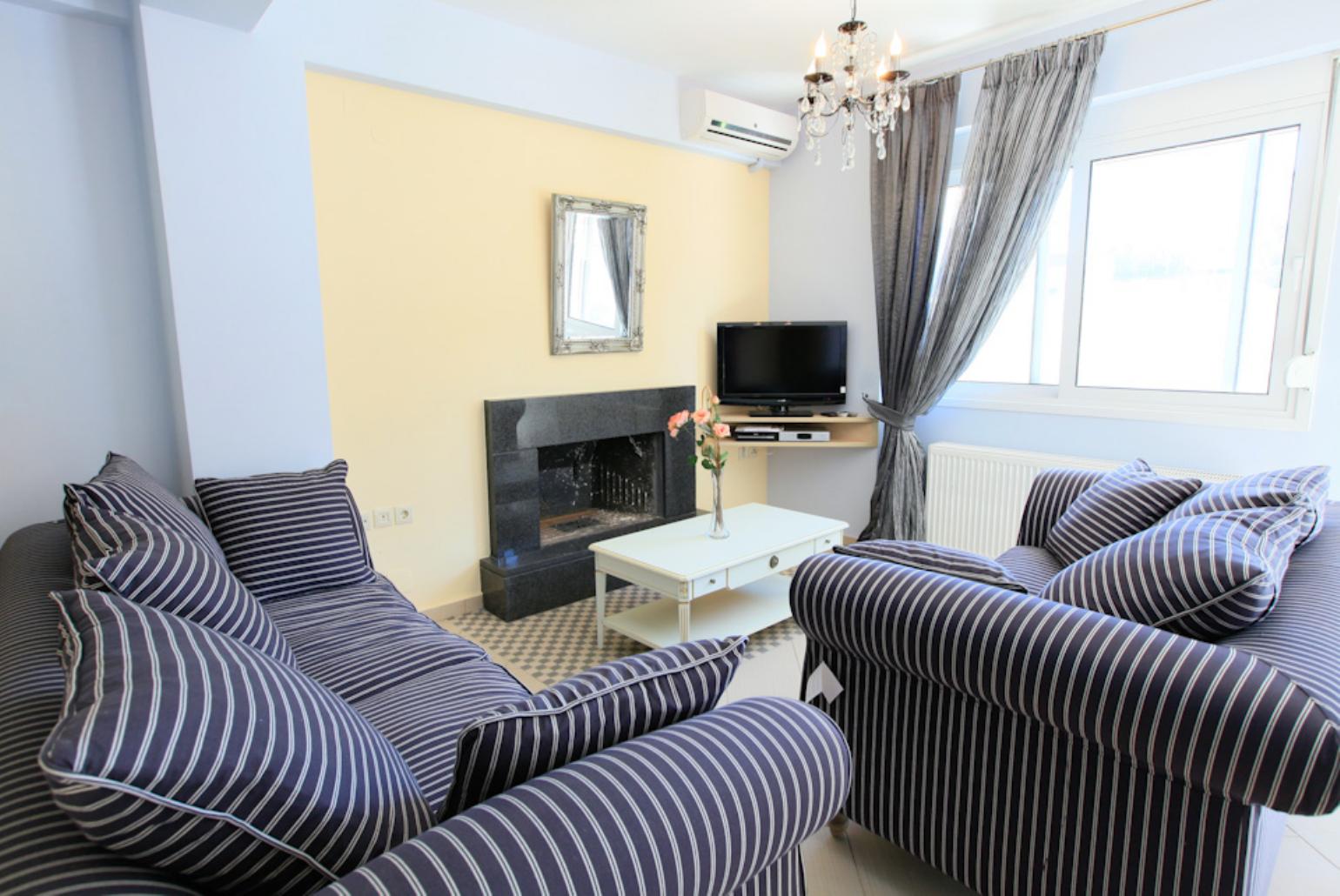Living room with AC