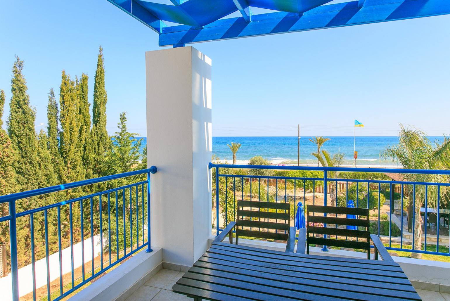 Balcony with views