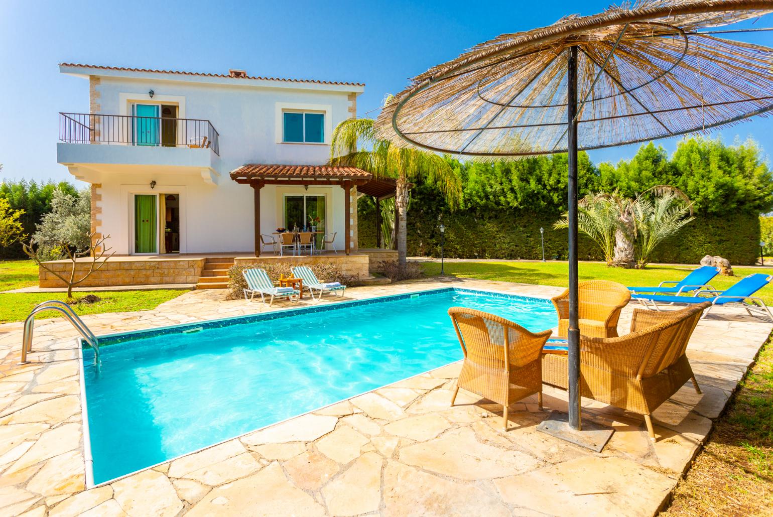 Beautiful villa with private pool, terrace, and garden