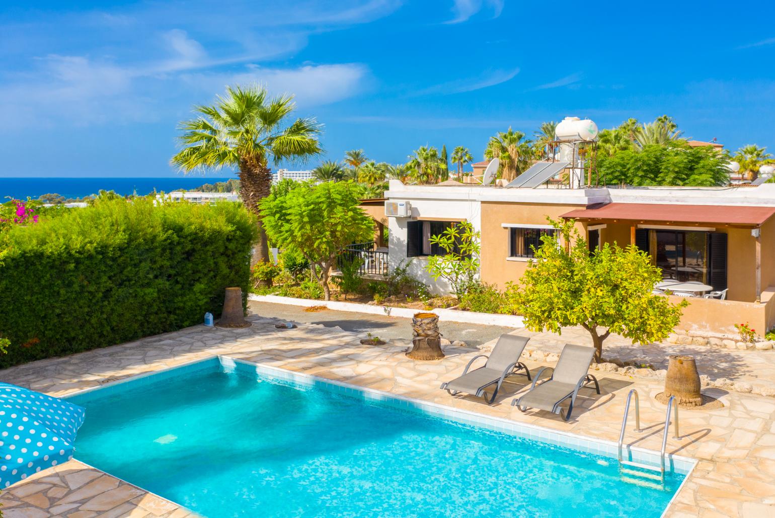 Beautiful villa with private pool and terrace with sea views