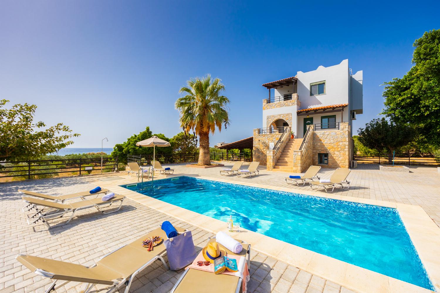 Beautiful villa with private pool and terrace with sea views