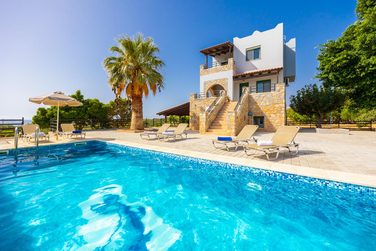 Beautiful villa with private pool and terrace with sea views