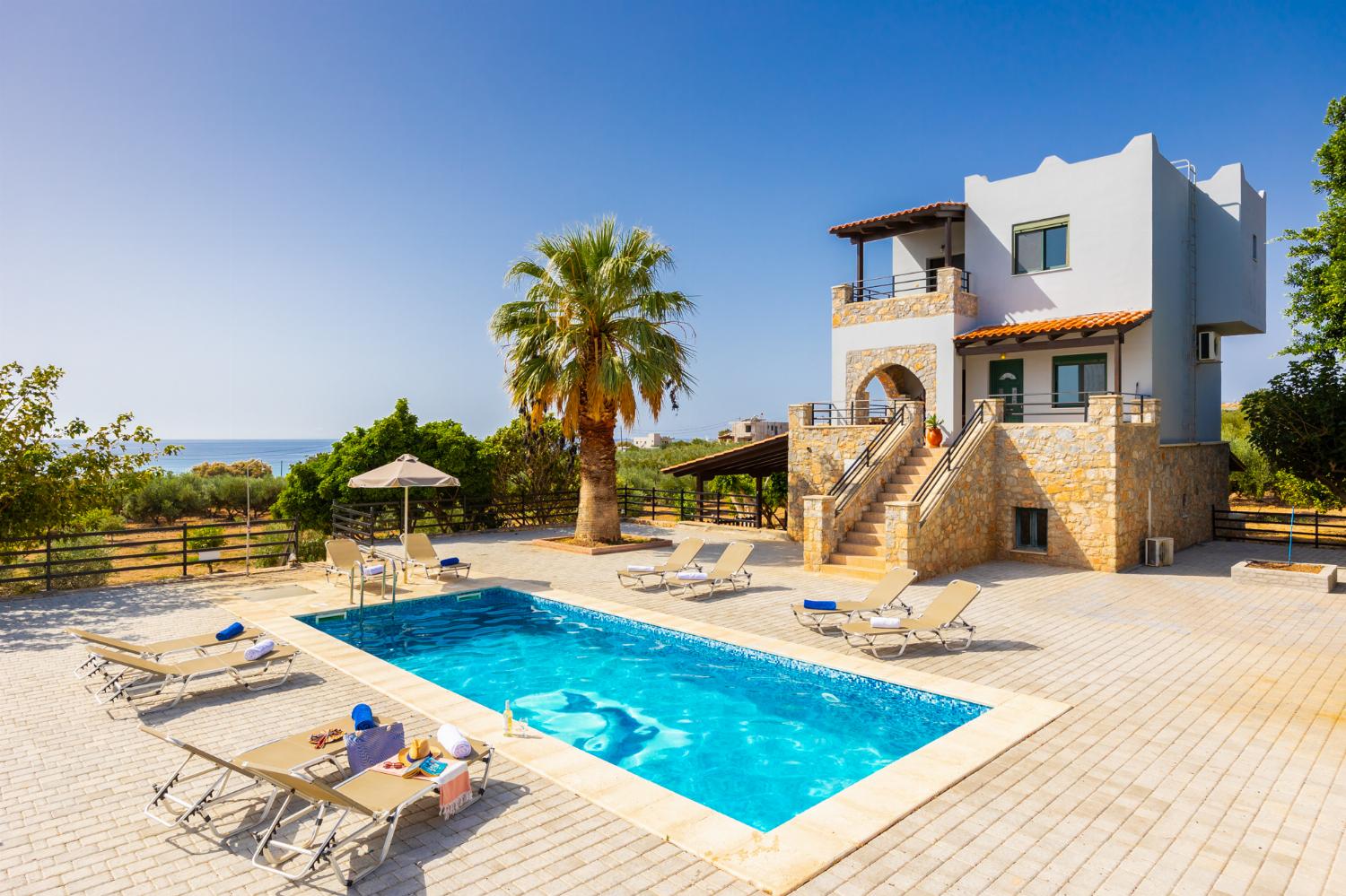 Beautiful villa with private pool and terrace with sea views