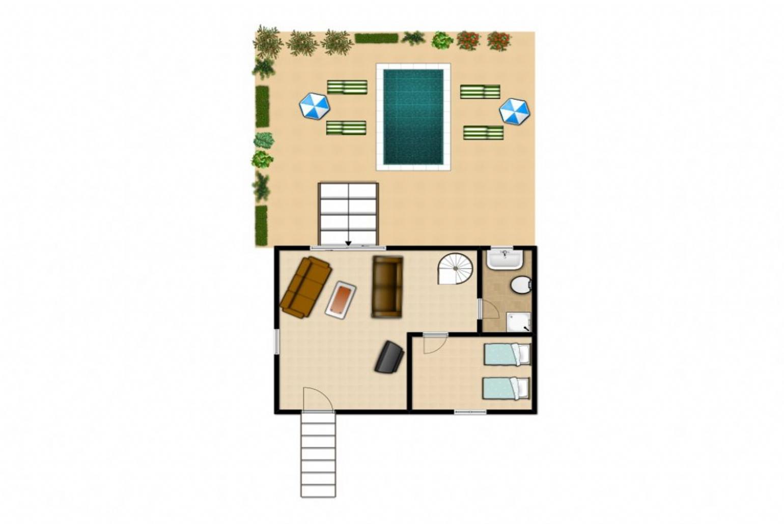 Floorplan of ground level