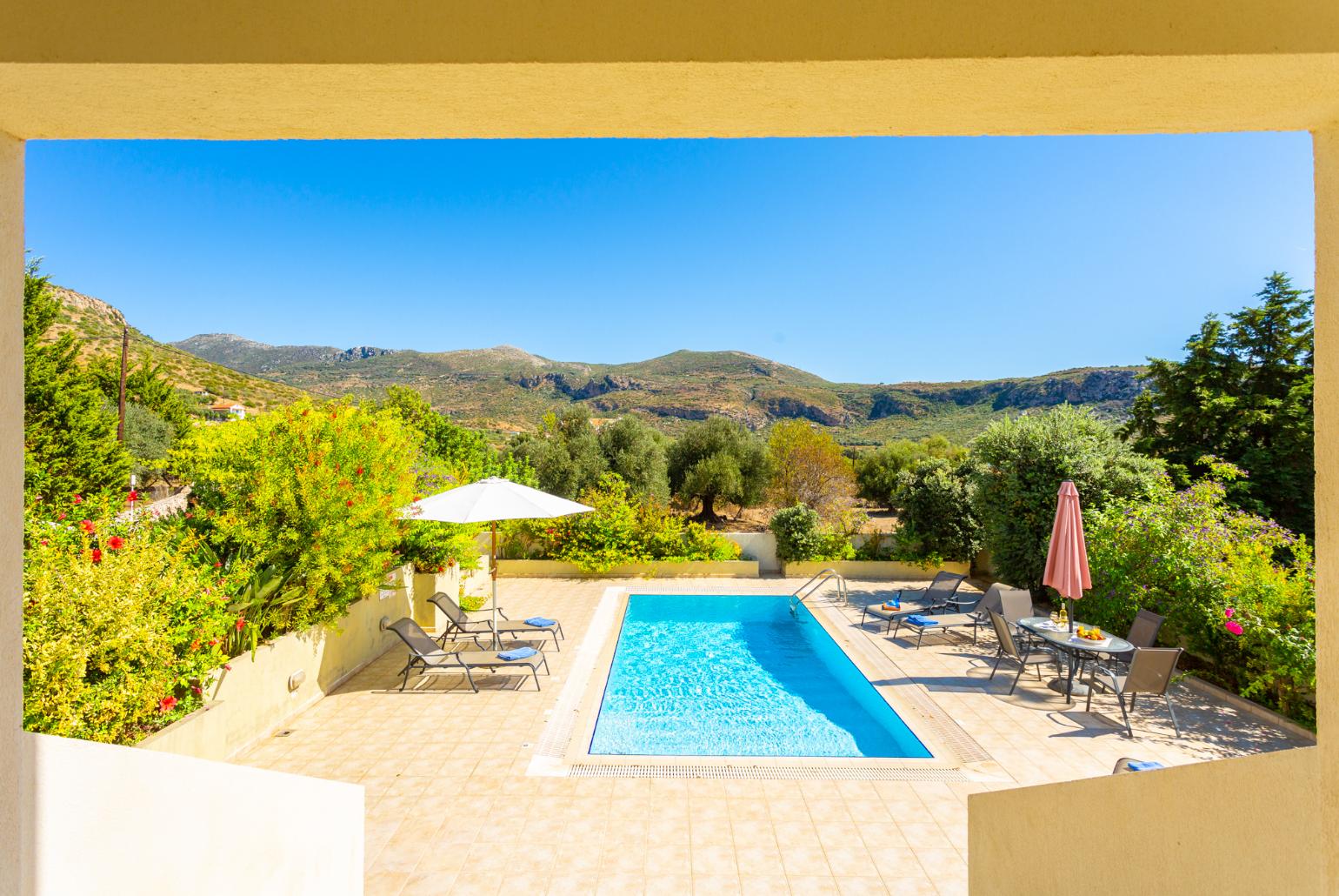 Private pool and terrace