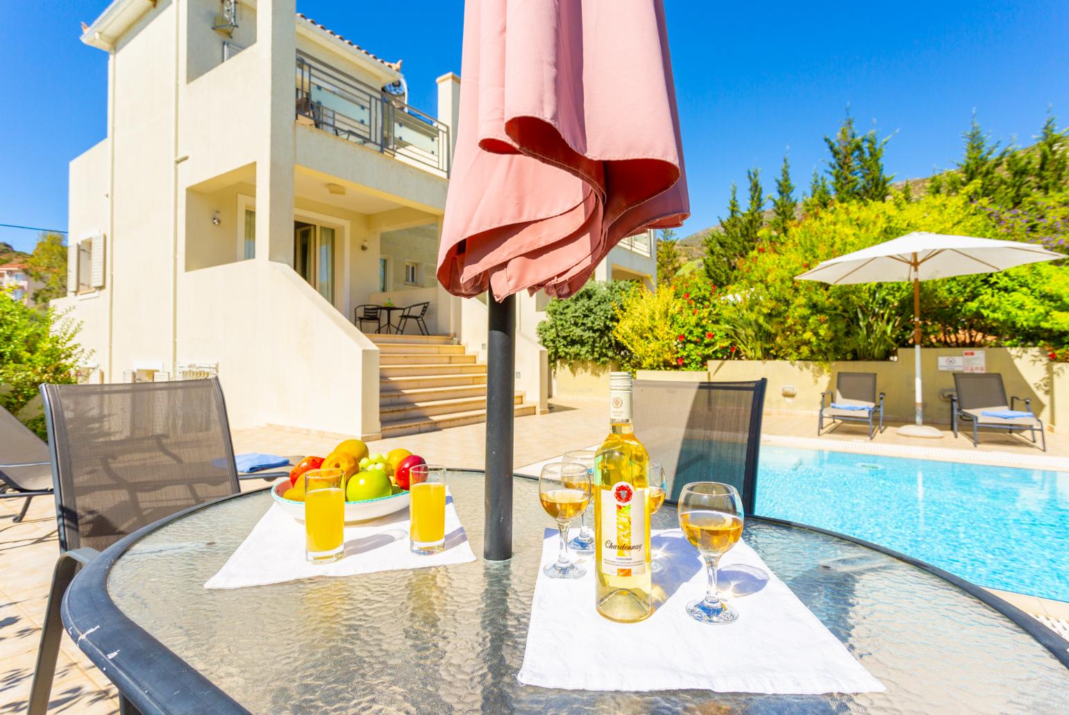 Private pool and terrace