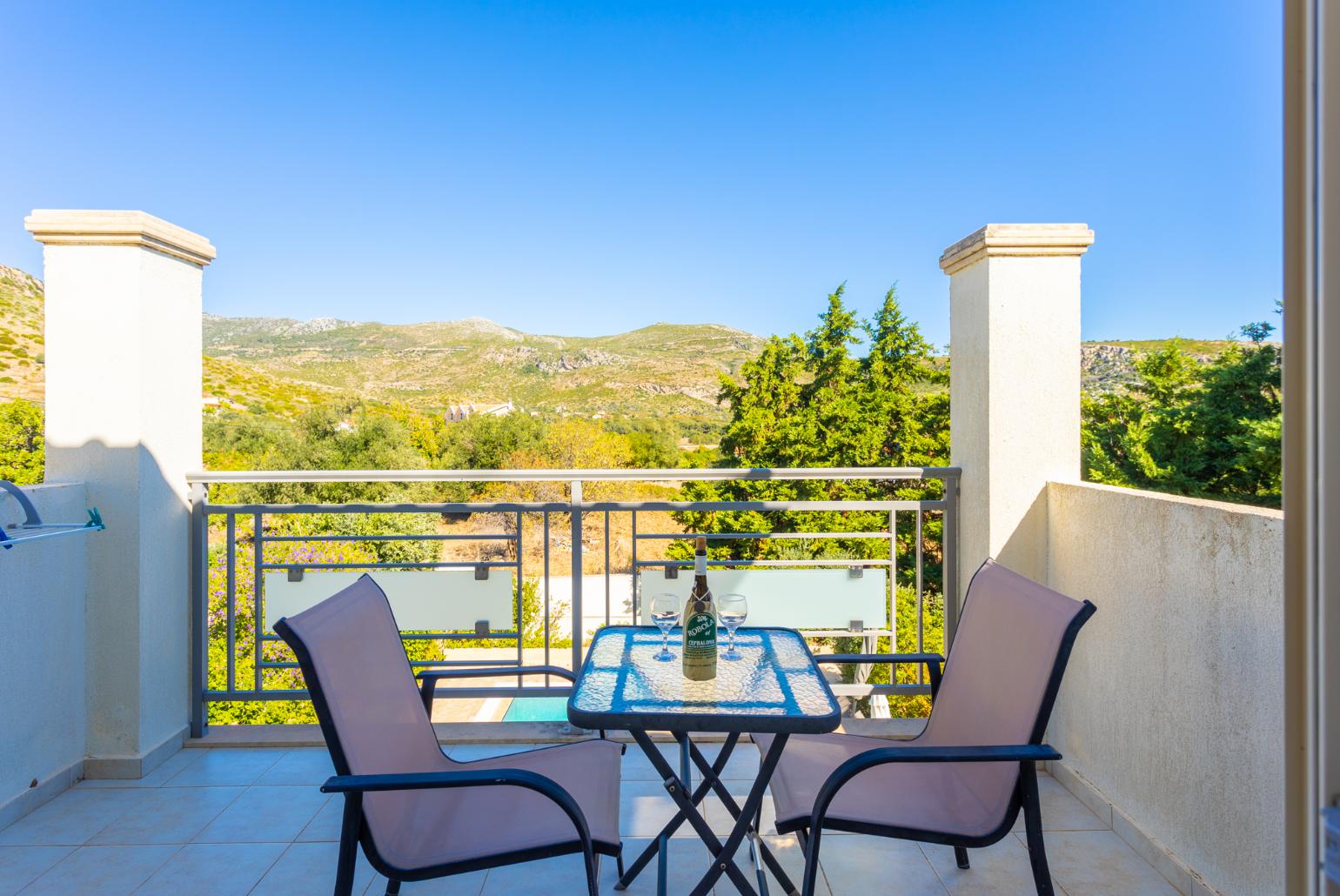 Balcony with views