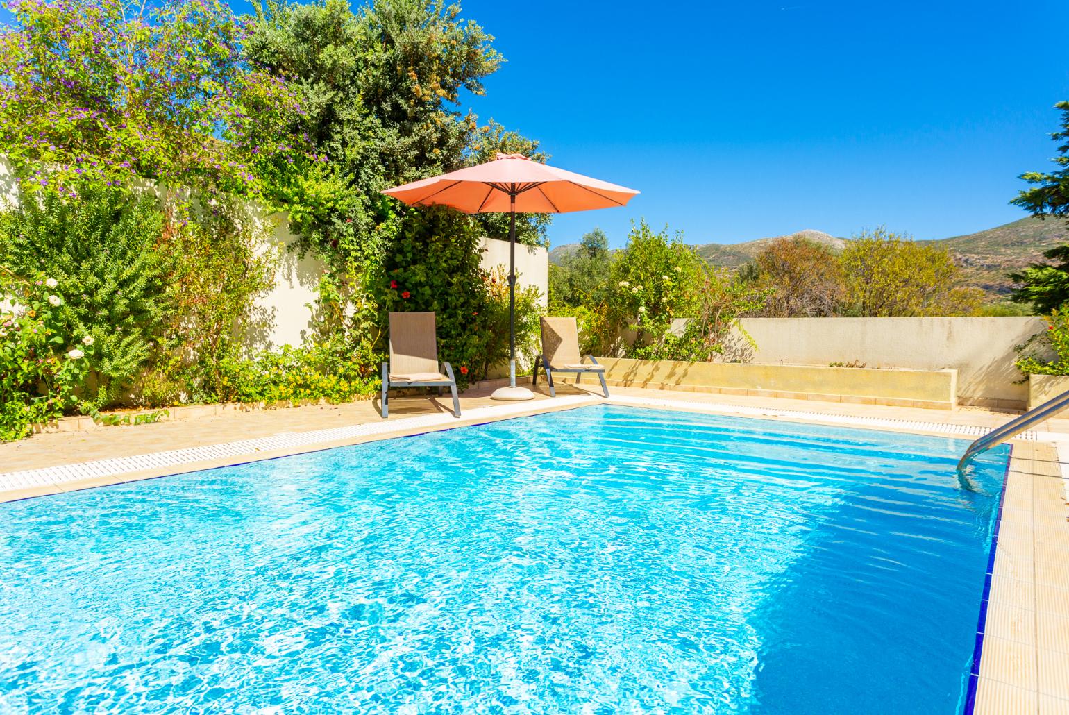 Private pool and terrace