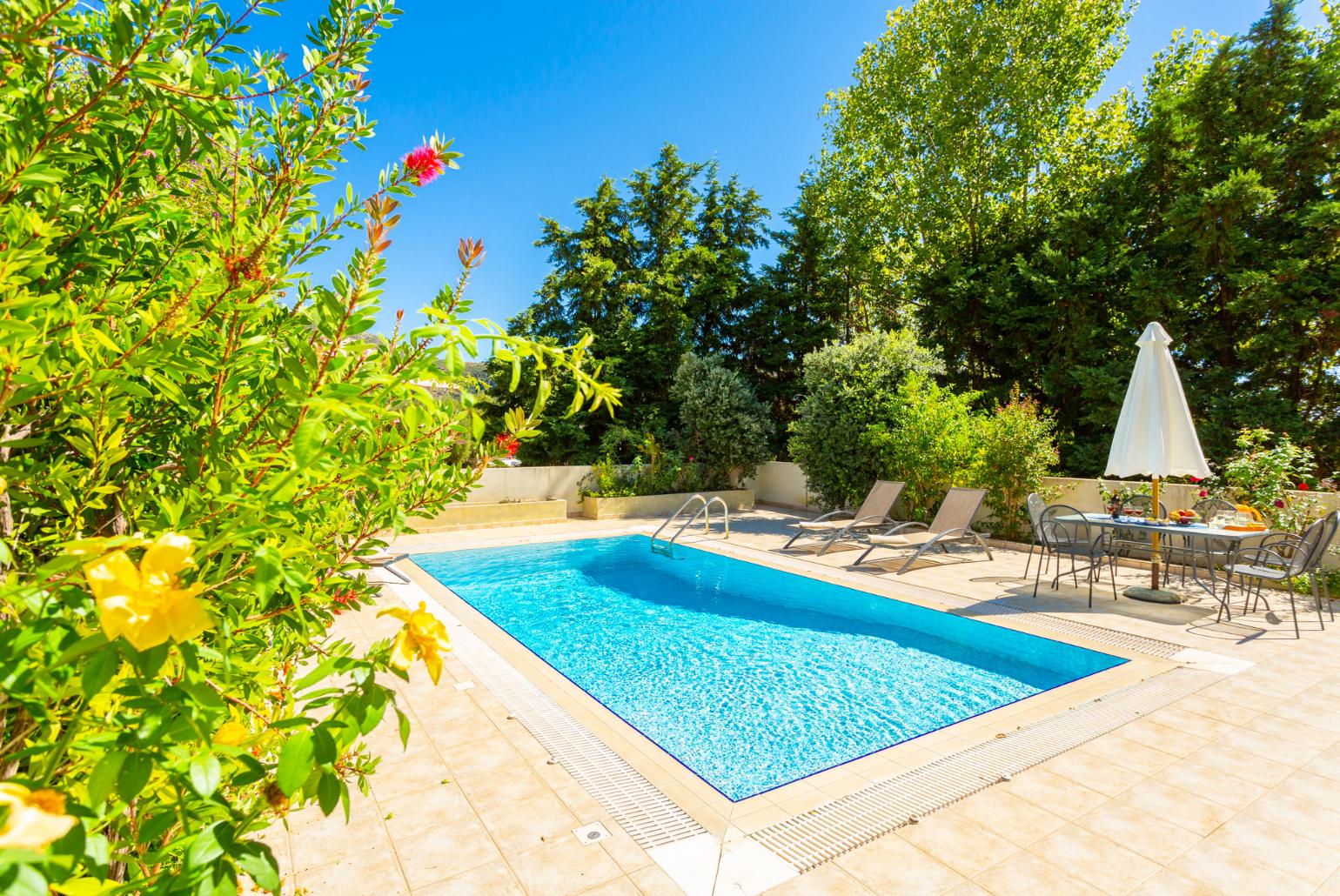 Private pool and terrace