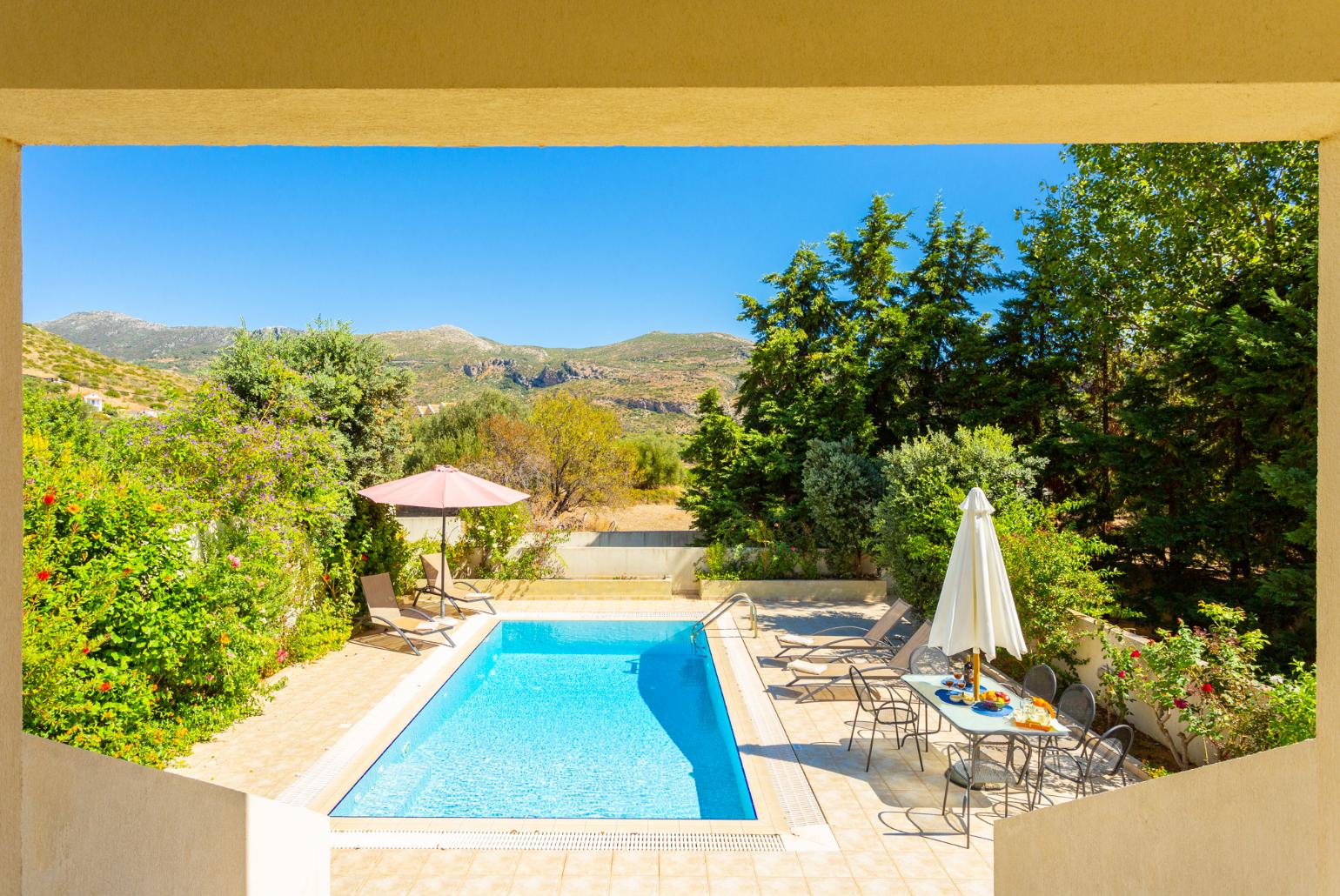 Private pool and terrace