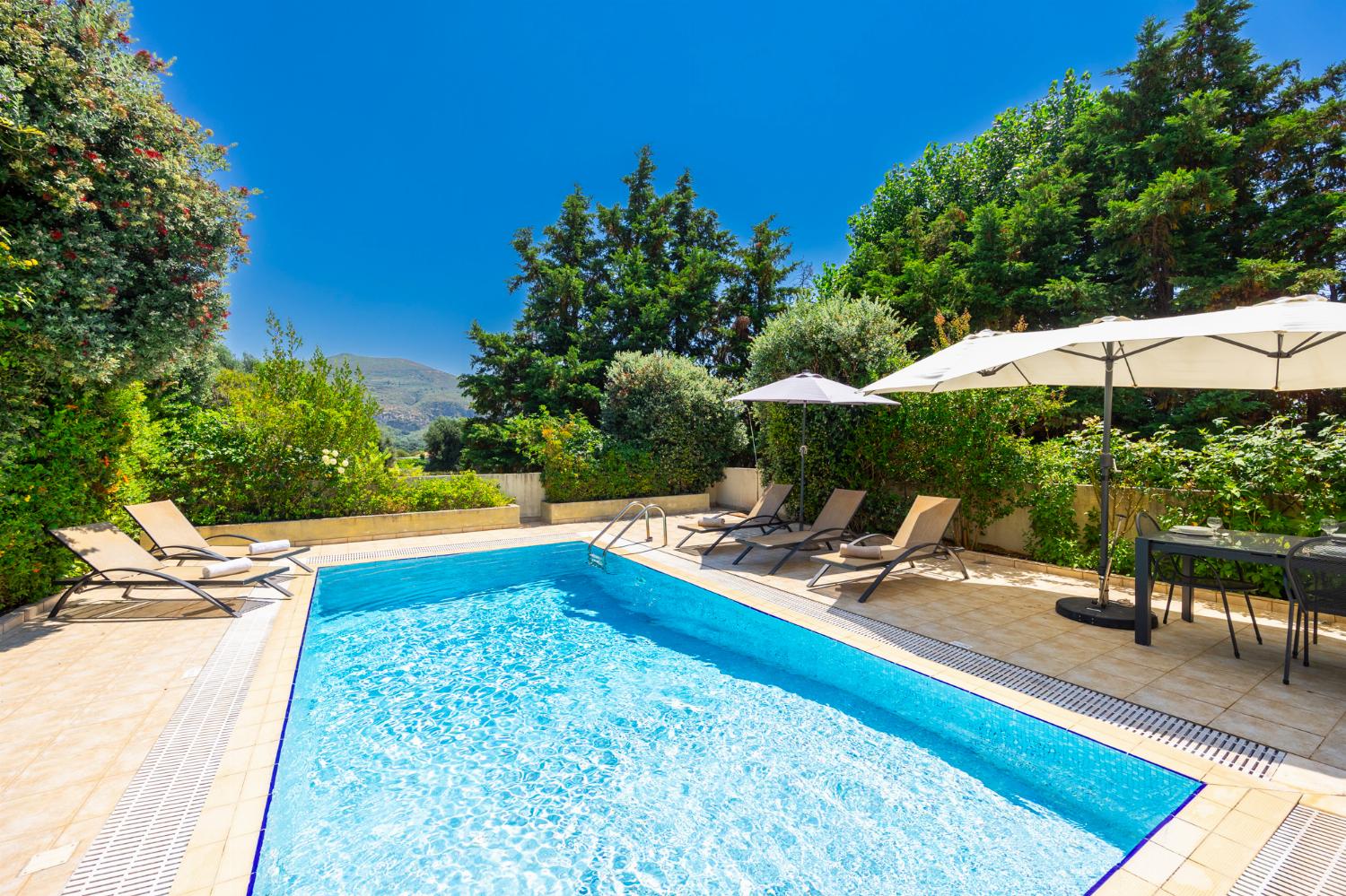 Private pool and terrace