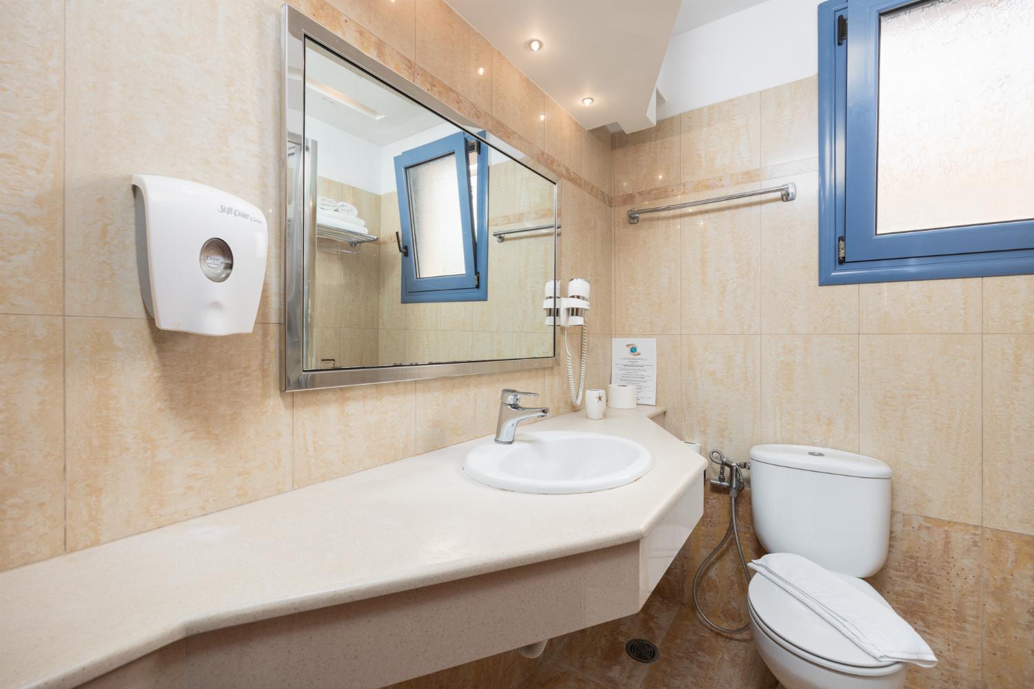 Family bathroom with shower