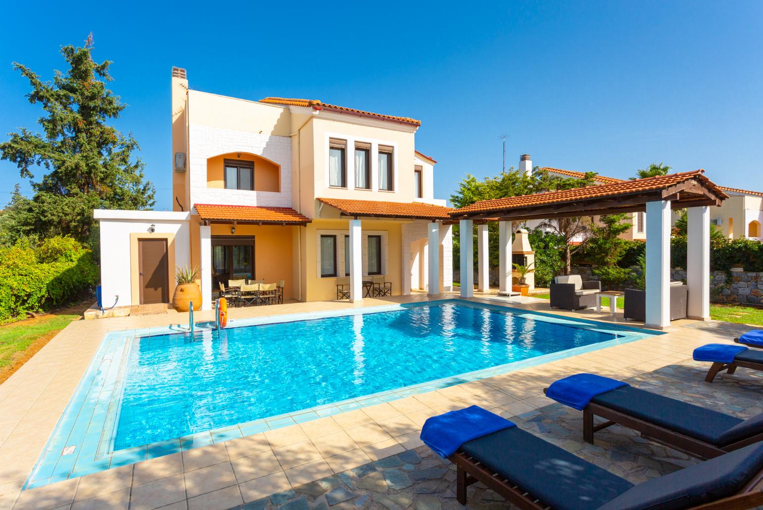 ,Beautiful villa with private pool and terrace