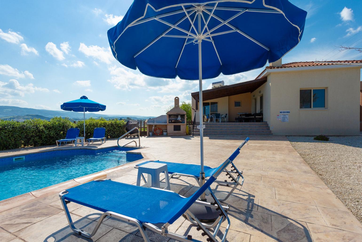 Private pool and terrace