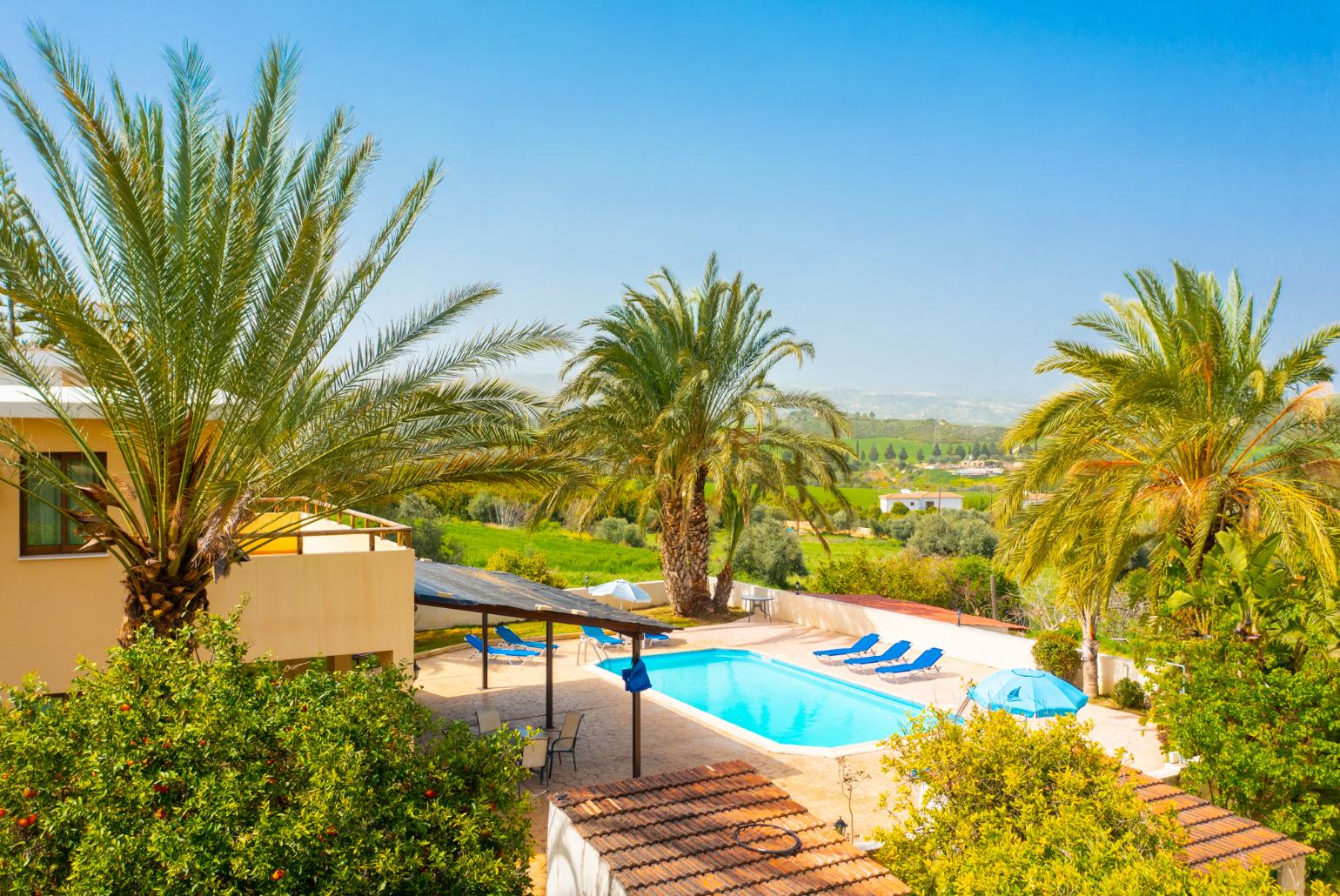 Beautiful villa with private pool and terrace with panoramic countryside views