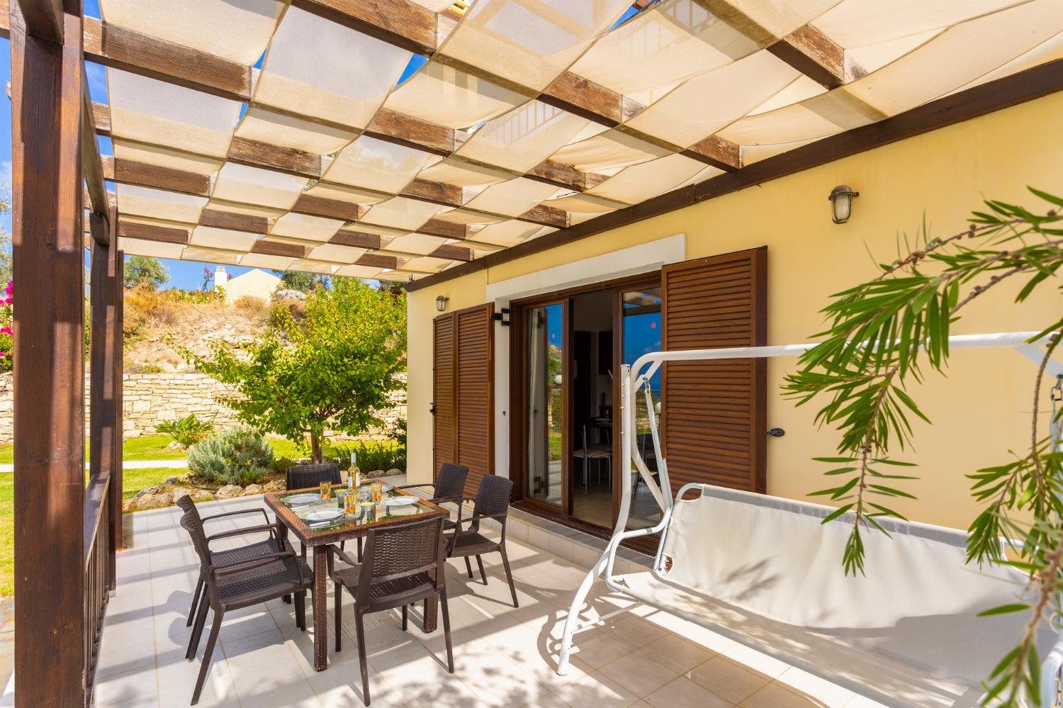 Terrace area with sea views