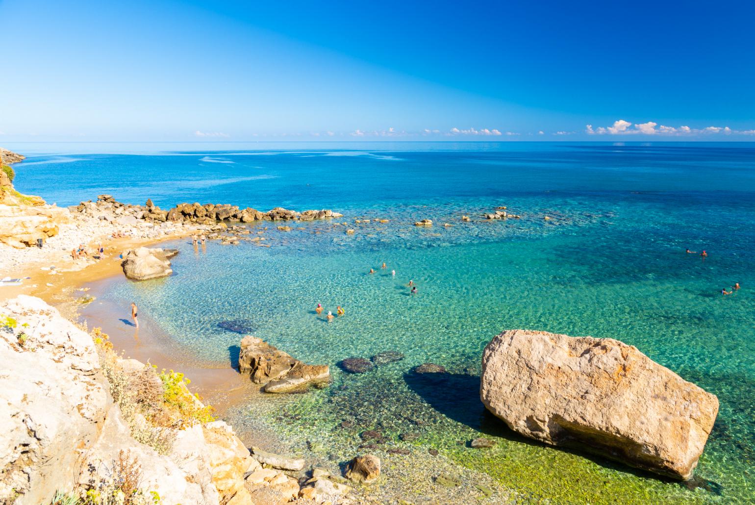 Local beach in Gerani