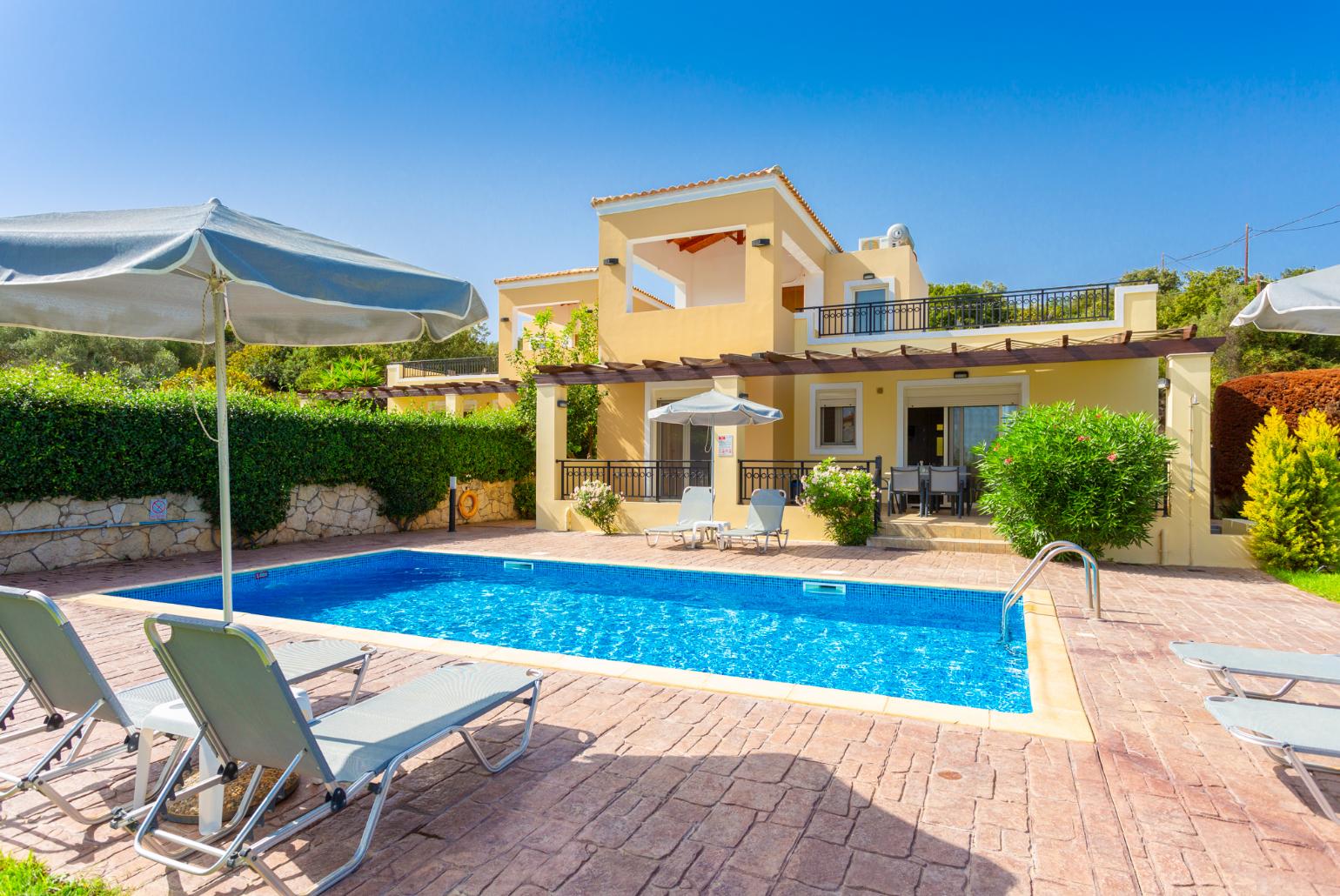 Beautiful villa with private pool, terrace, and large garden